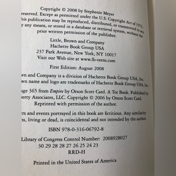 🖤❤️Twilight Saga Breaking Dawn Hardcover Book - Picture 7 of 8